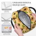 thumbnail image 3 of Daiia Sunflowers Pattern Lunch Bag , Insulated Lunch Box, Small Leakproof Cooler Food Lunch Containers Reusable High Capacity Lunch Tote Bags-One Size, 3 of 6