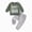M528-Green, variant on NOLDARES Baby Boy Clothes Funny Letter Long Sleeve Sweatshirt Pullover Tops Joggers Pants Set Toddler Fall Winter Outfits(M528-Black)