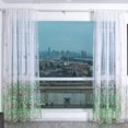 thumbnail image 2 of Worallymy gasa Floral para puerta ventana barra bolsillo Panel de cortina sala de estar cortina transparente cenefas cortinas para ventana Worallymy JD735816185, 2 of 6