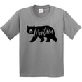 thumbnail image 3 of Inktastic Montana Black Bear Silhouette Youth T-Shirt, 3 of 5