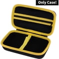 thumbnail image 3 of JJEAN-Storage Case Compatible with Brother P-Touch PTH110 / PTH111 Pro / PTE110 Portable Monochrome Label Maker (Black+Yellow Zipper Case), 3 of 4