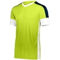 thumbnail image 4 of High Five M Wembley Soccer Jersey Lime/White/Navy 322930, 4 of 4