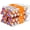 Transparent, variant on Soda Can Organizer for Refrigerator, Stackable Canned Food Pop Cans Container Can Holder Dispenser with Lid for Fridge Rack Freezer, Clear Storage Bins-Holds 12 Cans Each (One)