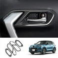 thumbnail image 2 of Carbon Fiber Car Interior Door Handle Bowl Panel Frame Cover Trim Sticker For Raize/ 2020-2022, 2 of 5