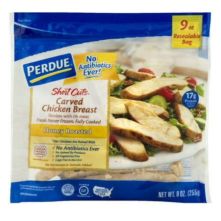 Perdue Short Cuts Carved Chicken Breast Honey Roasted, 9.0