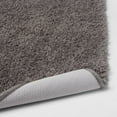 thumbnail image 4 of 23"x37" Antimicrobial Bath Rug Dark Gray - Machine Washable, Latex Backed, Tufted Polyester, 4 of 4