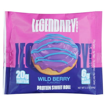 Legendary Foods 20g Protein Sweet Roll - Wild Berry - 2.3 oz (Packaging May Vary)