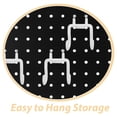 thumbnail image 3 of Tineasur 2Pcs Multifunctional White Pegboard Hooks for Garage Wall Tool Racks and Organizer, 3 of 8