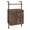Rustic Brown, variant on Costway 1 PCS Wall Mount Bookshelf with Storage Cabinet,2-Door Industrial Bookcase with Open Shelves Rustic Brown
