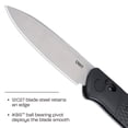 thumbnail image 2 of CRKT Counterpart Everyday Carry Folding Knife with Crossbar Lock: 12C27 Steel Plain Edge Blade, Black Glass-Reinforced Nylon Handle, K430KXP, 2 of 5