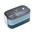 thumbnail image 4 of Stainless Steel Storage Containers with Lids Stainless Steel Lunch Box Student Insulation Work Lunch Box Double-Layer Portable Large-Capacity Multi-Layer Lunch Box, 4 of 9