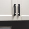 thumbnail image 7 of Goo-Ki 6 Pack 3''(76mm) Hole Center Matte Black Cabinet Pulls, Zinc Alloy Knurled Grip Cabinet Handles for Drawer,Dresser,Cupboard Wardrobe Cabinet, 7 of 7