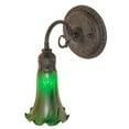 thumbnail image 7 of 5.5" Wide Green Tiffany Pond Lily Wall Sconce, 7 of 7
