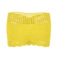 thumbnail image 5 of Women's Summer Knitted Hollow Out Drawstring Beach Shorts - Elastic Polyester, Swim & Vacation Essential, 5 of 8