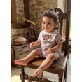 thumbnail image 6 of RUINIXCW Newborn Baby Boy Girl Game Day Outfit Infant Baby Boys Summer Fall Clothes Striped Romper Football Baseball Basketball Embroidery Doll Collar Short Sleeve Jumpsuit, 6 of 9