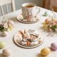 thumbnail image 1 of CaiYueKe Easter Bunny Wooden Coasters Heat Resistant Cup Mats for Dining Table Kitchen Decor Insulating Drinkware Protectors Cute Spring Home Decorations, 1 of 7