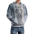 thumbnail image 3 of LAOLIUSN 3D Tiger Graphic Hoodie for Men, All-Over Print Pullover Sweatshirt, Big and Tall Plus Size Streetwear Hoodie with Pocket S-4XL, 3 of 7