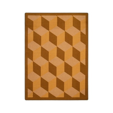 Kaleidoscope - Whimsical Area Rugs Highrise, 5'4" x 7'8", Wheat