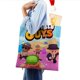 thumbnail image 4 of Stumble Guys Bolso de tela con estampado de lienzo para mujer, bolsa de compras reutilizable y estética, con cremallera interior, regalo para mujer,38*45cm., 4 of 6