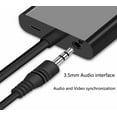 thumbnail image 2 of HDMI to VGA with Audio Adapter, Gold-Plated 1080P Active HDMI to VGA Adapter Video Converter Male to Female with Micro USB and 3.5mm Audio Port Cable for PC/Laptop/DVD, 2 of 7