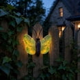 thumbnail image 6 of Solar Powered Butterfly Decorative Outdoor Garden Light for Patio Yard Balcony Wall Waterproof Atmosphere Lamp, 6 of 7