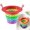 #3 Rainbow Sink Strainer Basket, variant on Cute Rainbow Kitchen Sink Strainer Basket, Eye‑Decorated Anti‑Clog Food Waste Drain Filter, Multifunctional Hanging Sink Drain Catcher, Plastic Sink Filter Basket for Kitchen Food Scraps Storage