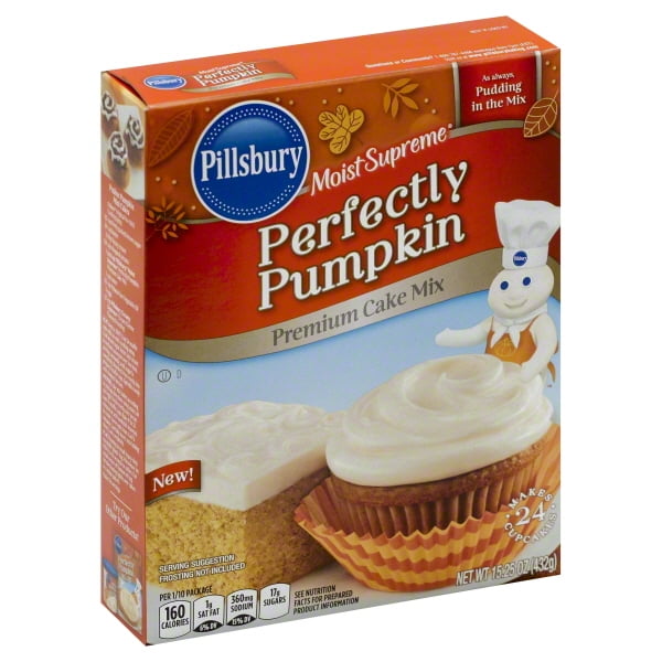 Pillsbury Moist Supreme Perfectly Pumpkin Premium Cake Mix 15.25 OZ Box
