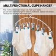 thumbnail image 5 of Pants Hangers Coat 2 Pcs Multi Clip Baby Clothes Metal Skirt With Clips Student, 5 of 6