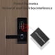 thumbnail image 5 of Cerraduras de puerta electrónicas con pantalla táctil de cerradura inteligente con manija WIFI/BT para puerta principal, 5 of 9