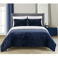 thumbnail image 2 of Chic Home Ernest 2-Piece Novelty Sherpa Micro plush Blanket Set, Twin X-Long, Navy, 2 of 4