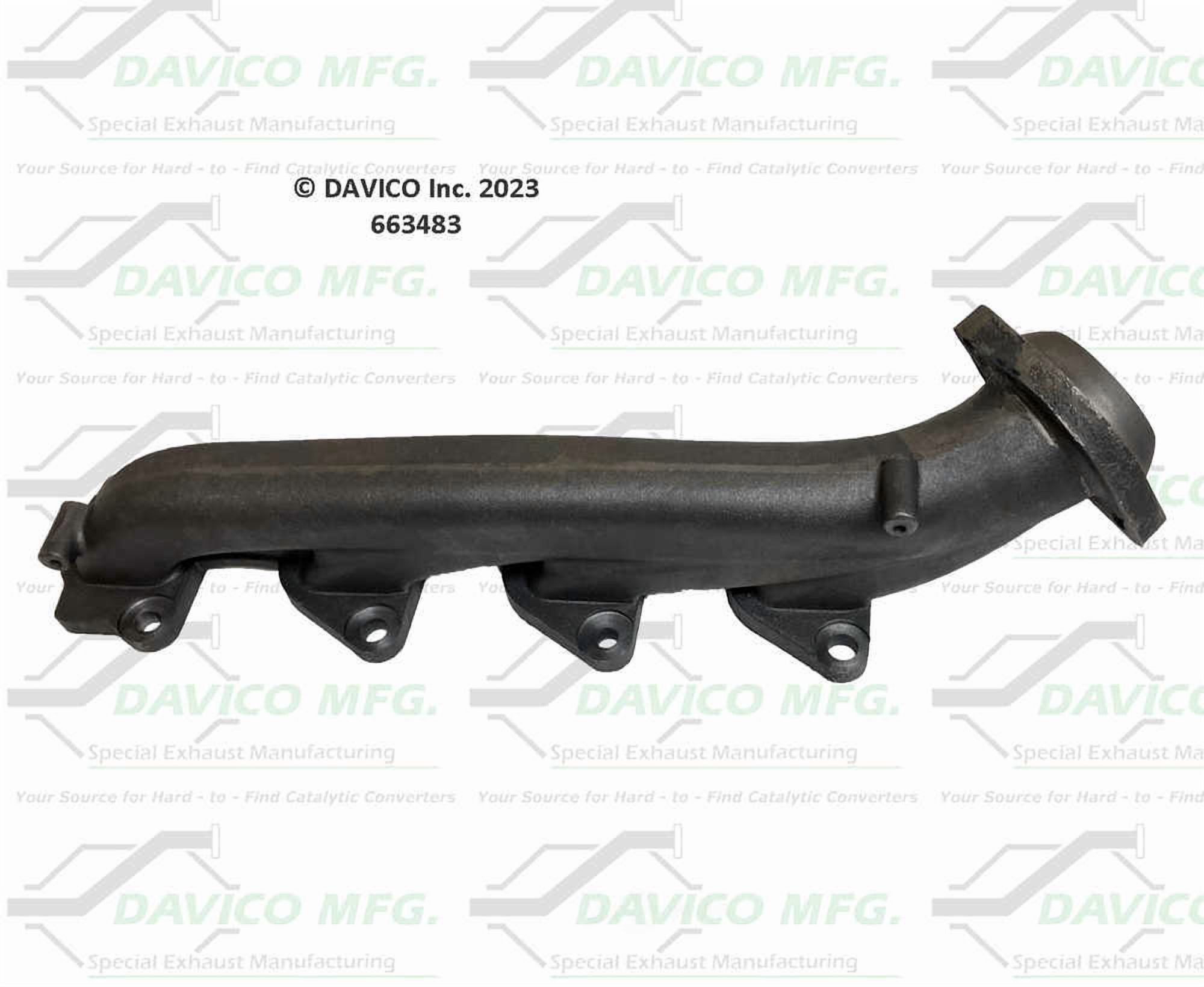 Davico Mfg 663483 Stand alone Exact-Fit exhaust manifold