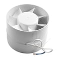 thumbnail image 3 of Mosiee 1Pcs 4/5/6Inch In-Line Extractor Fan Air Blower Fan Bathroom Kitchen Toilet Wall Air Clean Ventilator Low Noise Motor Speed Fast, 3 of 9