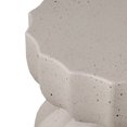 thumbnail image 6 of 13" Modern Outdoor and Indoor Waterproof Coffee Table and Side Table Set, Durable MgO Cement Design, Suitable For Patio, Garden, Backyard and Living Room, White, 2PC, 6 of 6