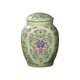 thumbnail image 1 of Jarrón de cerámica para flores, tarro de jengibre de , tarro de almacenamiento de té, pieza decorativa para el hogar, exhibición de bodas en verde Gloria tarro de jengibre, 1 of 9