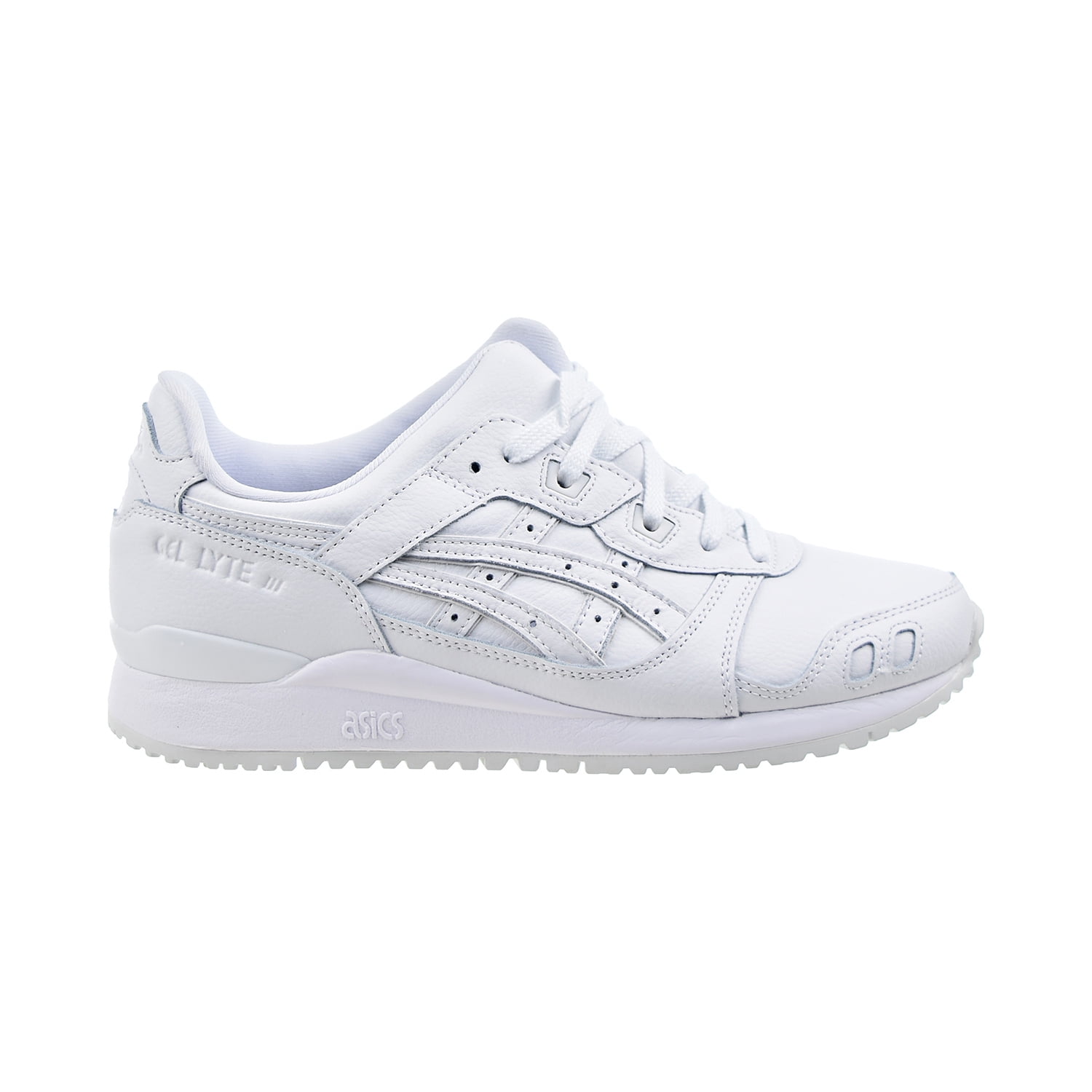 Asics Gel-Lyte III OG 1201A257-100 Men Triple White Leather Sneaker Shoes  NR5056 (7.5)