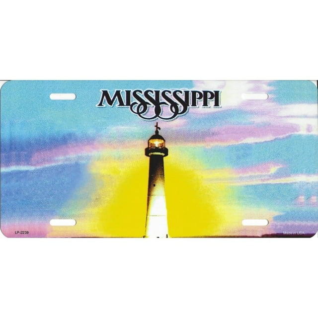 Mississippi State Look A Like Metal License Plate All wording is Free