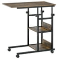 thumbnail image 1 of HOMCOM Mobile Standing Desk, Adjustable Height 31.5 inch Stand Up Desk, 1 of 10