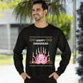 thumbnail image 3 of Christmas Sweatshirt, Happy Hanukkah Octopus Funny Holiday Sweatshirt, Witty Tentacle Menorah Sweatshirt, Unique Gift for Her & Him, 3 of 5