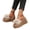 Beige, variant on Platform Sandals,Womens Wedge Sandals,Women's 3D Flower Woven Platform Sandals Wedge Slides,Bohemia Casual Non-Slip Comfy Beach Fish Mouth Open Toes Sandals Dress Heels Slippers,Beige,5.5