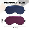 thumbnail image 2 of Máscara de seda de imitación, sombreado de doble cara, protección para los ojos, máscara para dormir, máscara con hebilla ajustable, 2 of 5