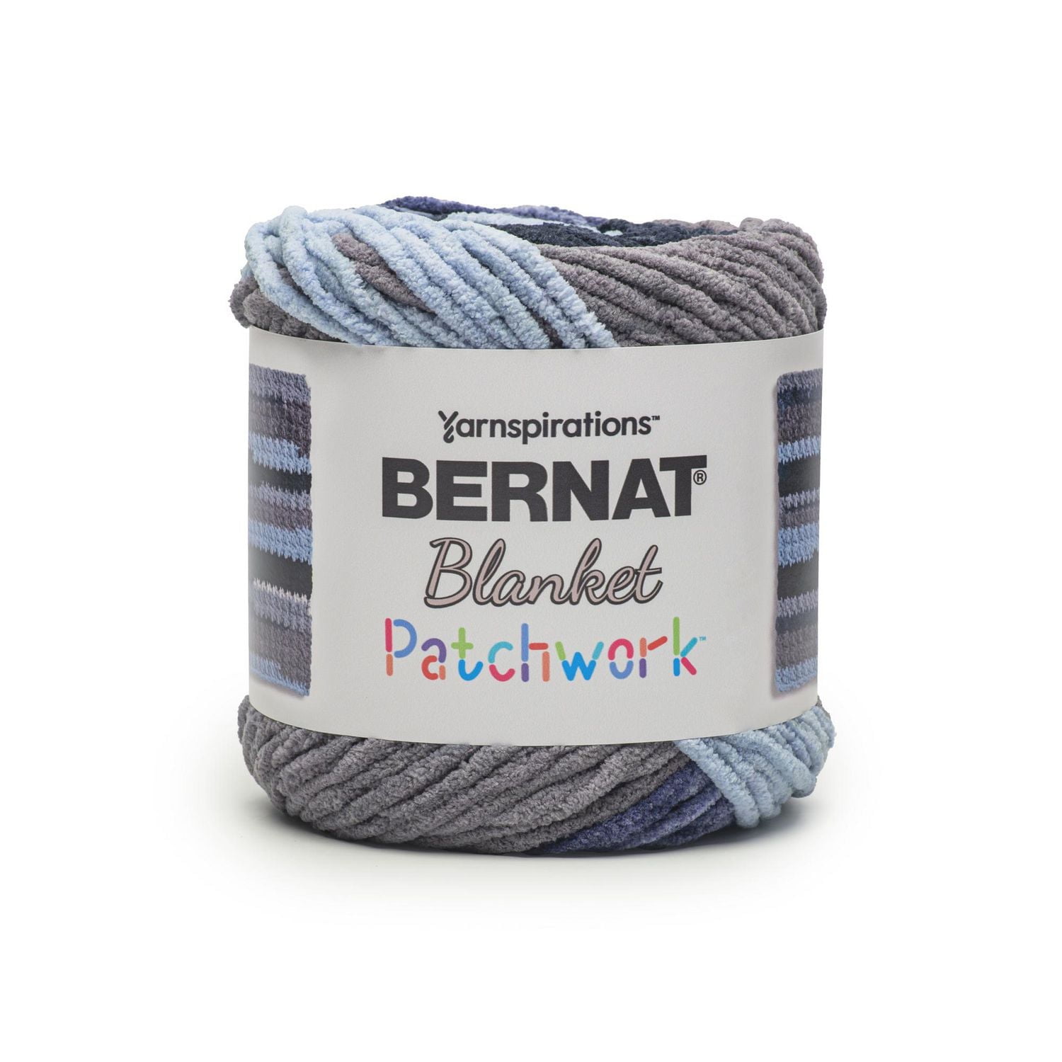 Bernat® Blanket patchwork™ #6 Super Bulky Polyester Yarn, 10.5oz/300g 220 Yards