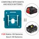 thumbnail image 2 of Soporte de Batería de 1/5 Uds para Makita 18V Soporte de Almacenamiento de Batería de Iones de Litio Soporte de Base de Pared para Makita BL1860 BL1850 BL1840 BL1830, 2 of 7