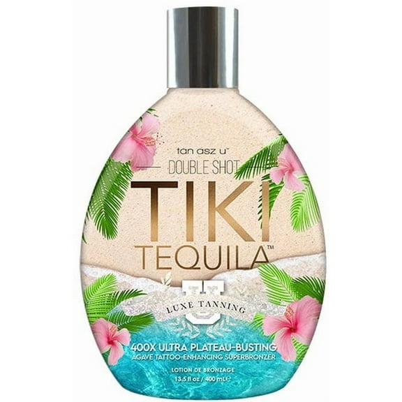 Tiki Tequila 400X Double Shot Ultra Plateau-Busting Agave Tanning Lotion 13.5oz