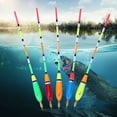 thumbnail image 4 of Fishing Floats, 5PCS Multiple Color Balsa Wood Fishing Float Fishing Float Fishing Bobbers with High Visibility Color for Fishing In All Situations And Depths, 4 of 7