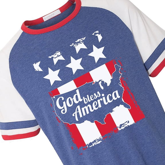 God Bless America Adult’s T-Shirt - Small