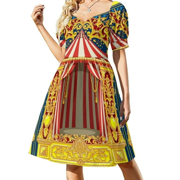 Carnival Circus Dress womens clothing dress