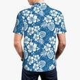 thumbnail image 6 of Wukai Leaves And Flowers Men’s Polo Shirts,Quick-Dry Athletic Shirt,Classic Fit Shirts-, 6 of 8