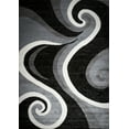 thumbnail image 2 of Msrugs Modern Area Rug Gray-Black Area Rug, 3' x 5', 2 of 5