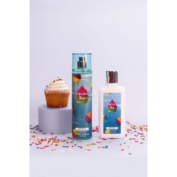 So French Cupcake Bliss, Scented Body Lotion and Mist, Includes 2 Piece