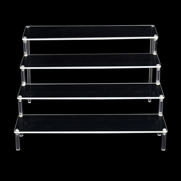 Set De 6 Bases Acrílicas Transparentes Para Figuras – Soportes Cuadrados De 10 Cm Para Exhibición Y DIY